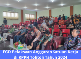 FGD Pelaksaan Anggaran di KPPN Tolitoli