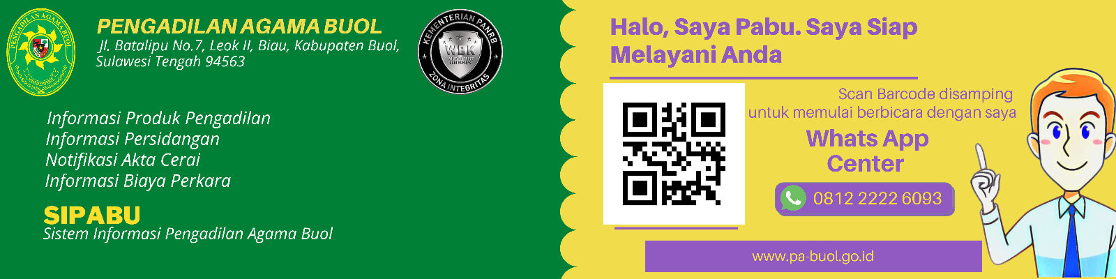 Sistem Informasi Pengadilan Agama Buol - SIPABU